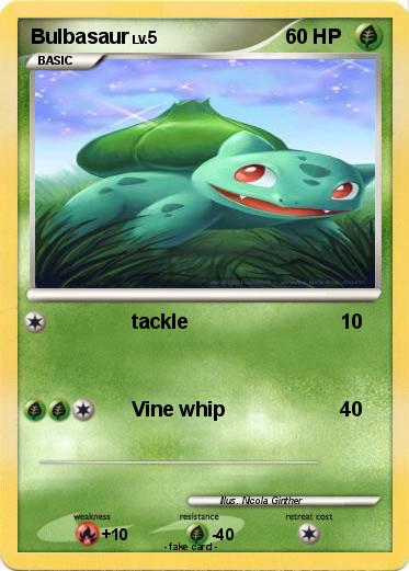 Pokemon Bulbasaur