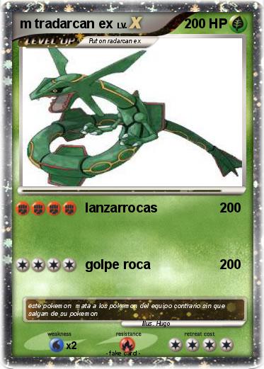 Pokemon m tradarcan ex