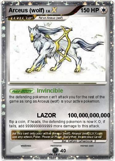 Pokemon Arceus (wolf) Pokemon Arceus (wolf)