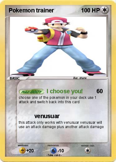 Pokemon Pokemon trainer