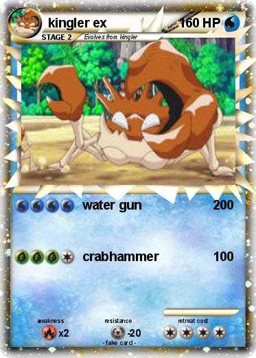 Pokemon kingler ex