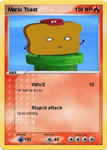 Pokemon Mario Toast