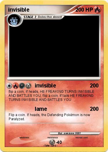 Pokemon invisible