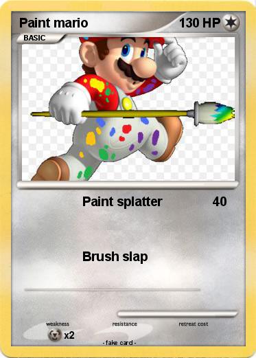 Pokemon Paint mario