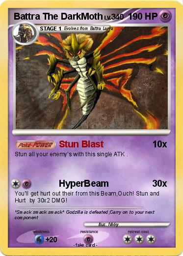 Pokemon Battra The DarkMoth