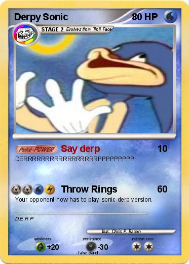 Pokemon Derpy Sonic