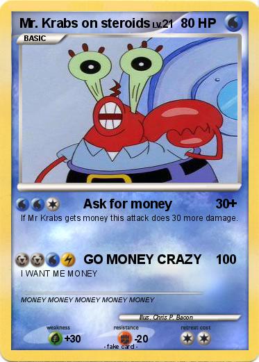 Pokemon Mr. Krabs on steroids