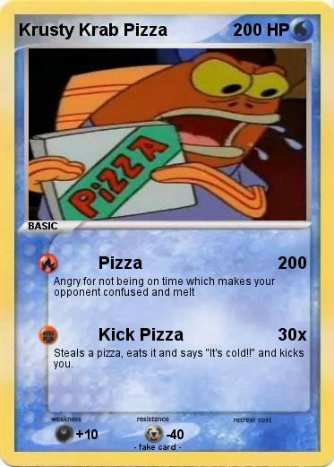 Pokemon Krusty Krab Pizza
