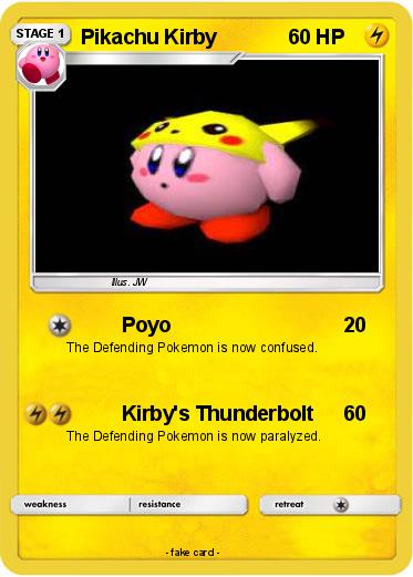 Pokemon Pikachu Kirby