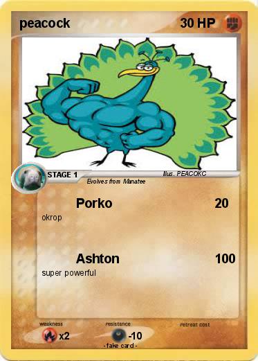 Pokemon peacock