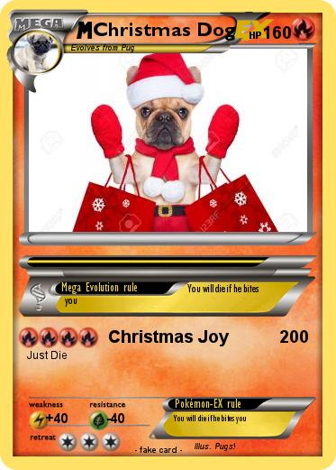 Pokemon Christmas Dog