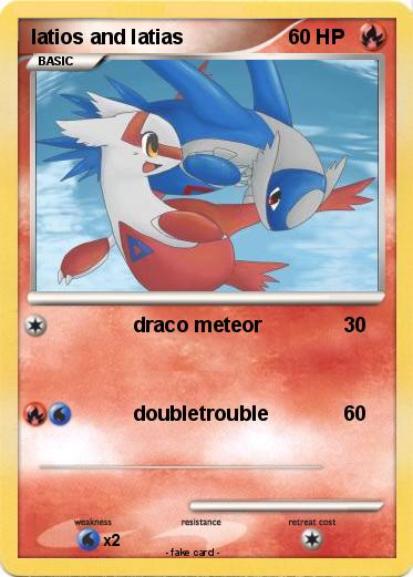 Pokemon latios and latias