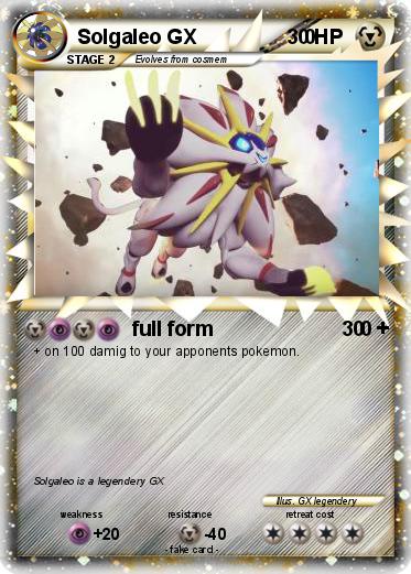 Pokemon Solgaleo GX                   0