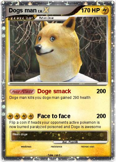 Pokemon Dogs man