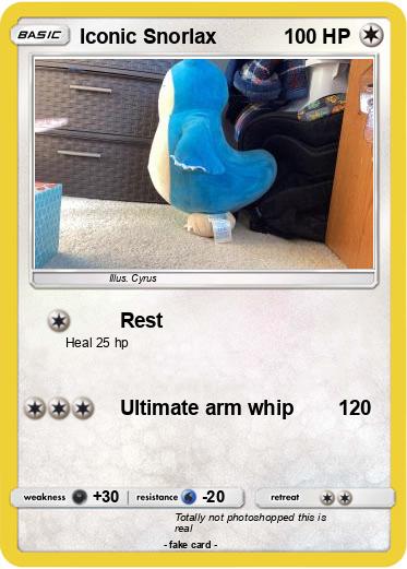 Pokemon Iconic Snorlax