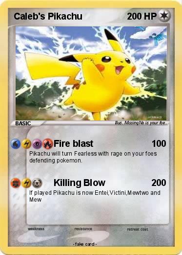 Pokemon Caleb's Pikachu