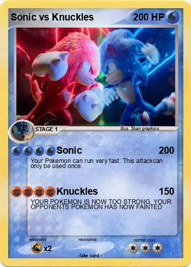 Pokemon Sonic vs Knuckles