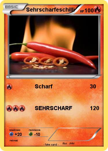 Pokemon Sehrscharfeschilli