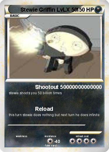 Pokemon Stewie Griffin LvLX 50