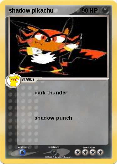 Pokemon shadow pikachu