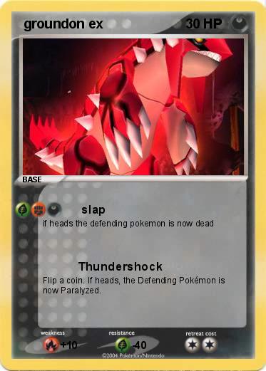 Pokemon  groundon ex
