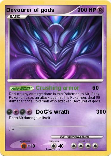 Pokemon Devourer of gods Pokemon Devourer of gods