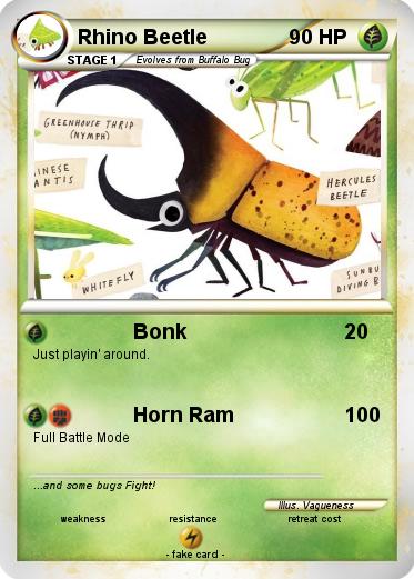 Pokemon Rhino Beetle
