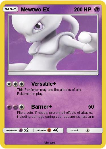 Pokemon Mewtwo EX