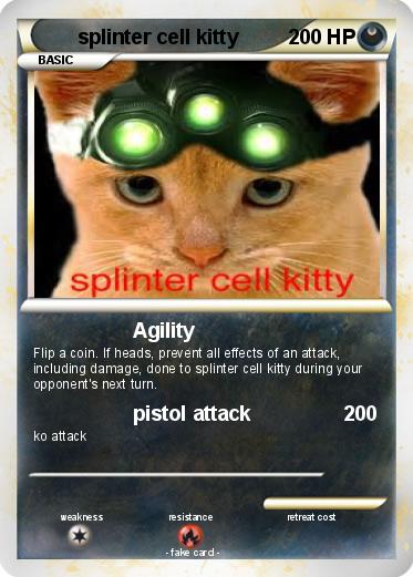 Pokemon splinter cell kitty