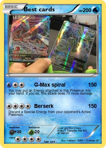 Pokemon Best cards