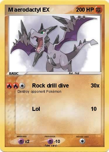 Pokemon M aerodactyl EX