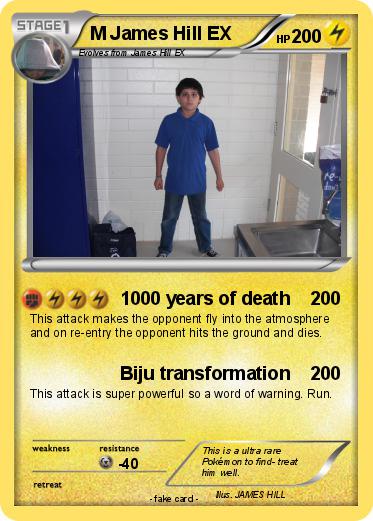 Pokemon M James Hill EX