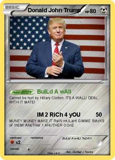 Pokemon Donald John Trump