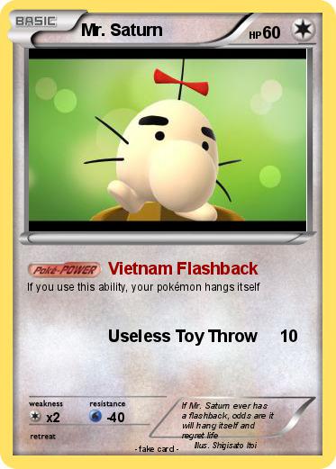 Pokemon Mr. Saturn