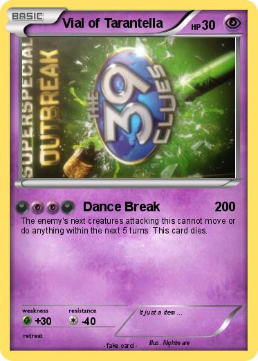 Pokemon Vial of Tarantella