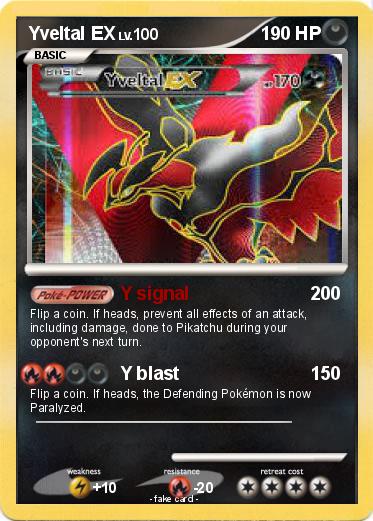 Pokemon Yveltal EX