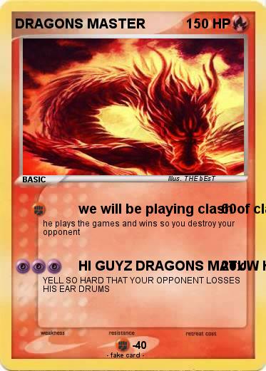 Pokemon DRAGONS MASTER