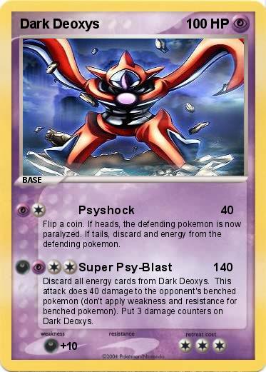 Pokemon Dark Deoxys