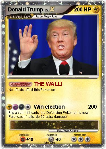 Pokemon Donald Trump