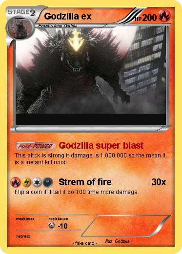 Pokemon Godzilla ex