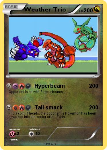 Pokemon Weather Trio