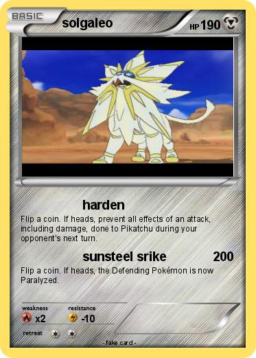 Pokemon solgaleo