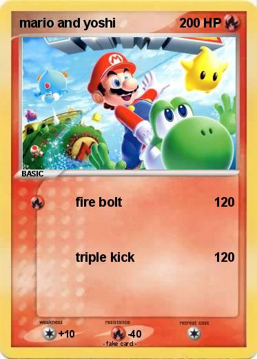 Pokemon mario and yoshi