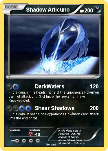 Pokemon Shadow Articuno