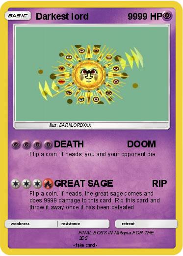 Pokemon Darkest lord