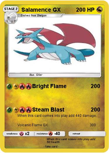 Pokemon Salamence GX