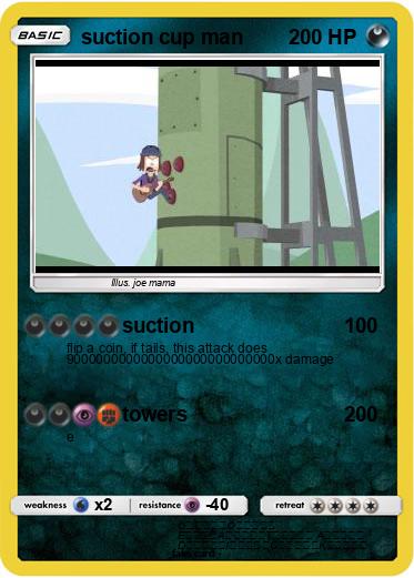 Pokemon suction cup man