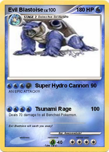 Pokemon Evil Blastoise