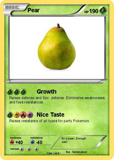 Pokemon Pear