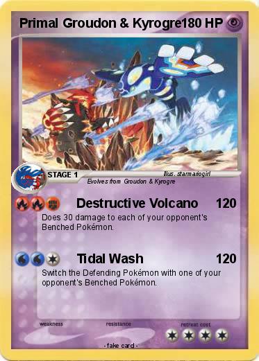 Pokemon Primal Groudon & Kyrogre